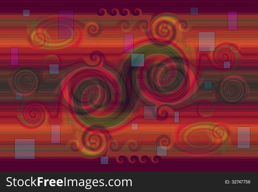 Colorful Abstract swirl red design. Colorful Abstract swirl red design