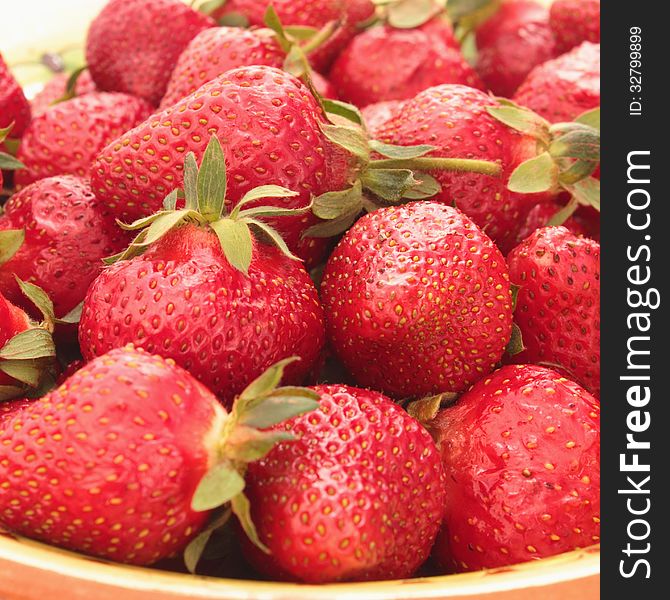 Strawberry as a symbol of the dietary and nutritional food