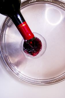 Pouring Red Wine Stock Image Pouring Red Wine Stock Image