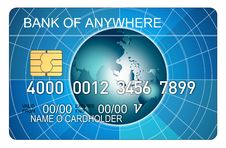 Credit Card Globe Stock Images Credit Card Globe Stock Images