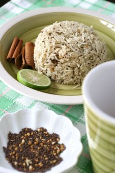 Spice Rice Royalty Free Stock Photo