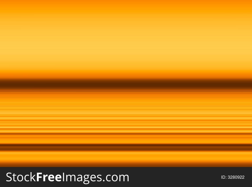 Orange motion illustration lines - background