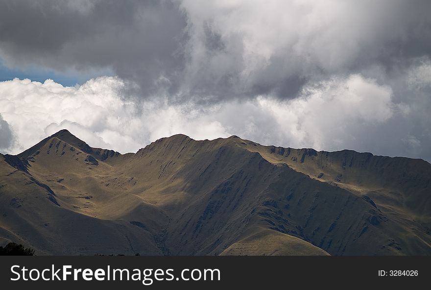 Highlands in the Secret Valley of the Incas, Peru