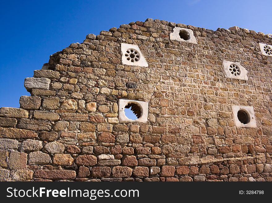 Part of old mosque wall