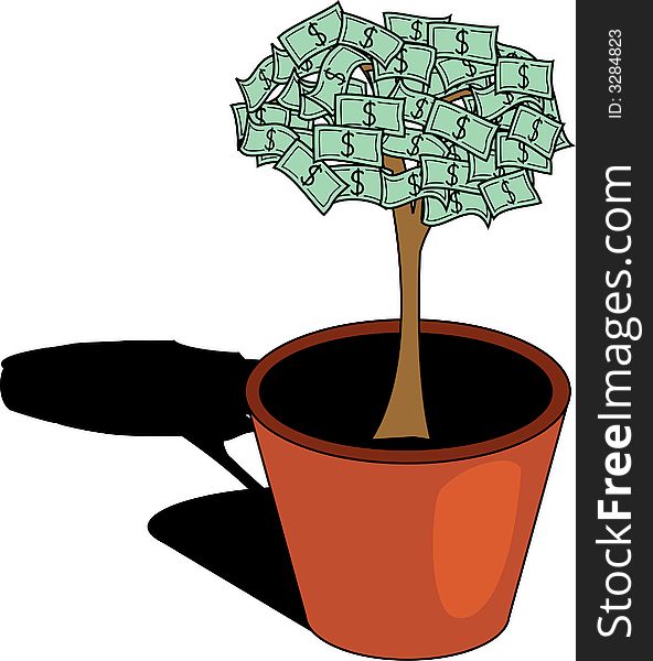 Money Tree. [Vector]