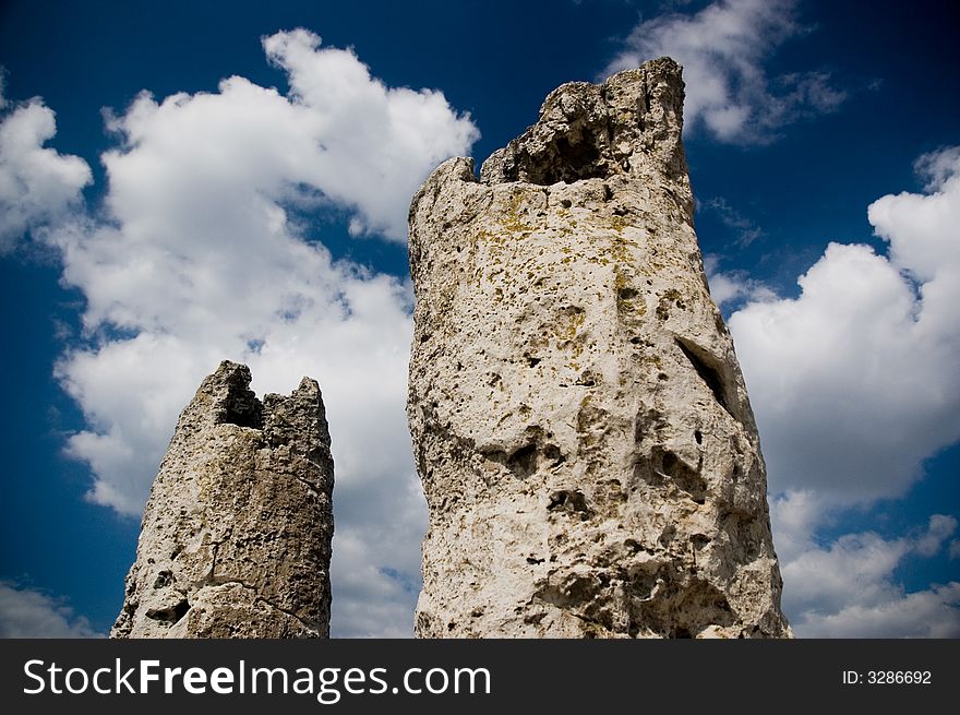 Rocks and the sky. Europe. Bulgaria. Rocks and the sky. Europe. Bulgaria.