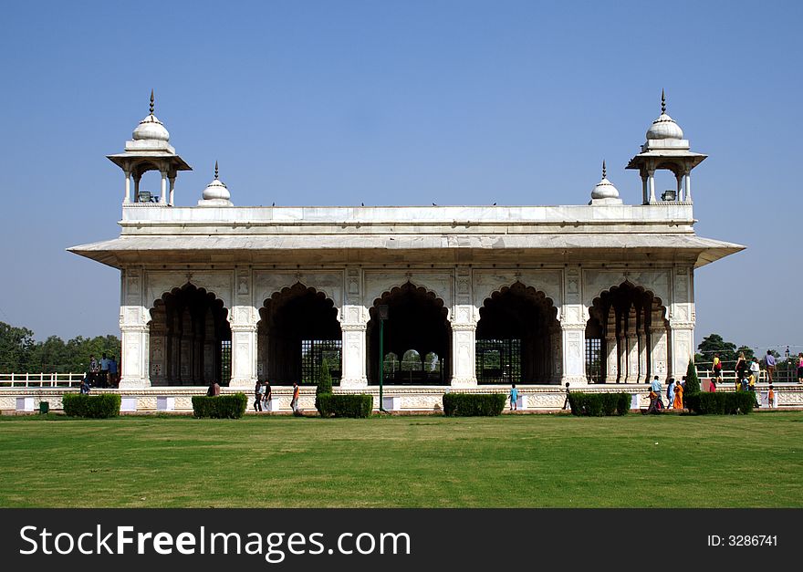 The Diwan-i-Khas, Hall of Private Audiences, was for holding private meetings of the Emperor at the Red Fort. The Red Fort is located in Delhi, India and is a UNESCO World Heritage Site. The Diwan-i-Khas, Hall of Private Audiences, was for holding private meetings of the Emperor at the Red Fort. The Red Fort is located in Delhi, India and is a UNESCO World Heritage Site.