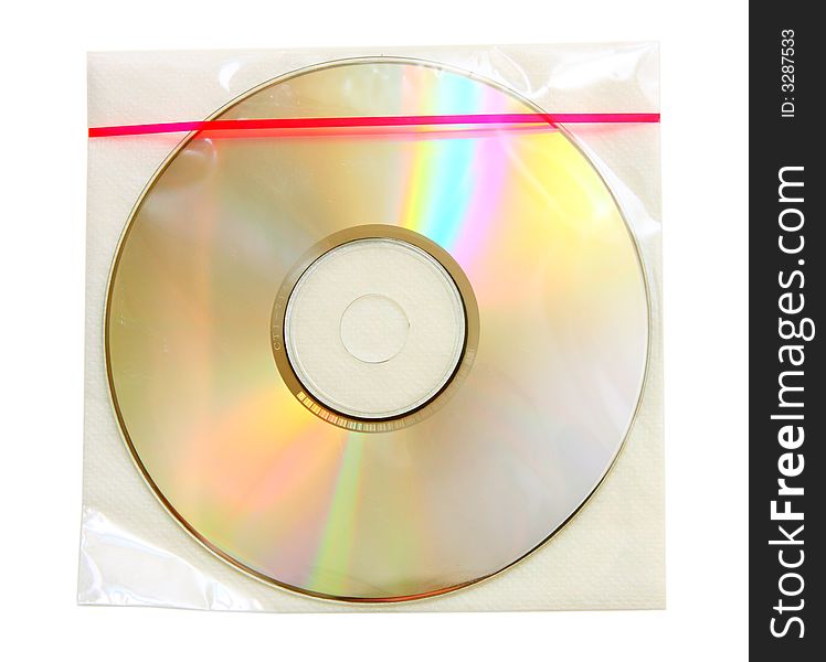 CD in clear protective plastic case isolated on white with clipping path. CD in clear protective plastic case isolated on white with clipping path.