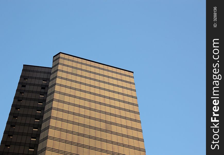 Modern buildings with blue sky on the background. Modern buildings with blue sky on the background