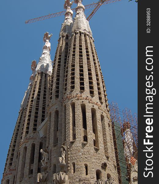 A view to Sagrada Familia