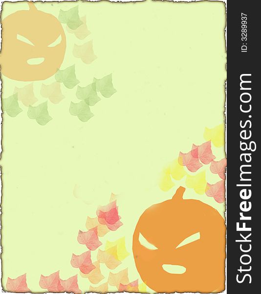 Page of autumn like background for stationary, scrapbook, and other. Page of autumn like background for stationary, scrapbook, and other.