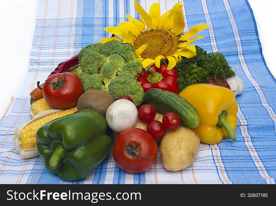 Sttill Life On Tablecloth