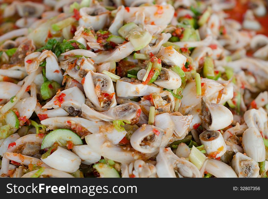 Spicy Chitterlings Salad