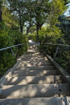 Steep Stairs From The Top Royalty Free Stock Photos Steep Stairs From The Top Royalty Free Stock Photos