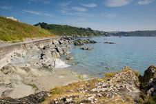 Cornwall Coast Towards Looe England Stock Images Cornwall Coast Towards Looe England Stock Images