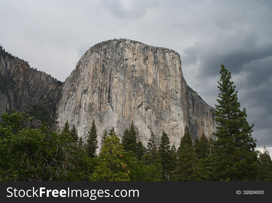 El Capitan from Yosemite valley