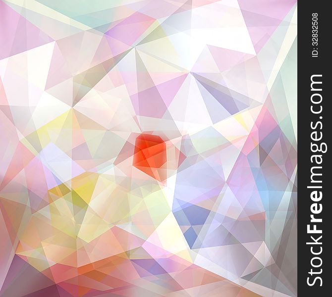 Beautiful colorful abstract background with triangles