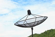 Satellite Dish Stock Photo