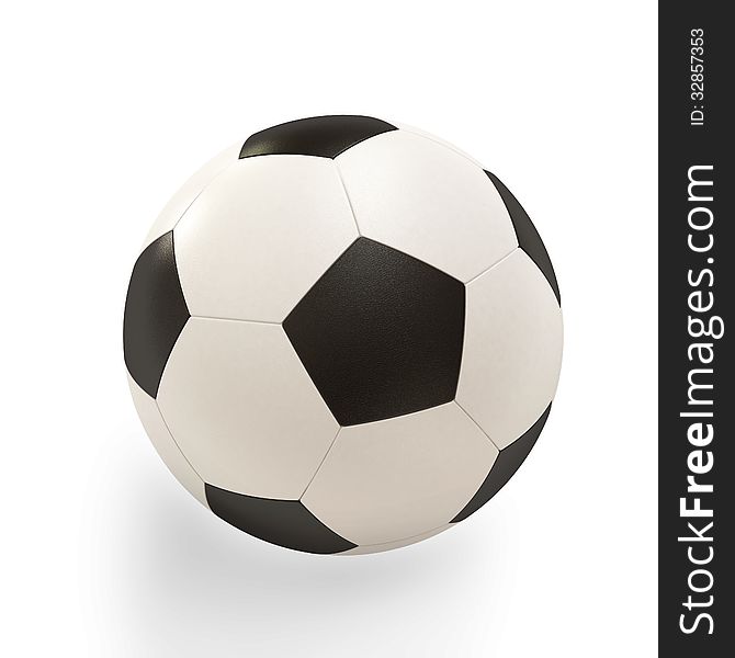 Soccer ball on a white background. Soccer ball on a white background