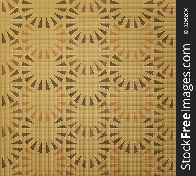 New abstract pattern with simple ornament on cardboard texture. New abstract pattern with simple ornament on cardboard texture