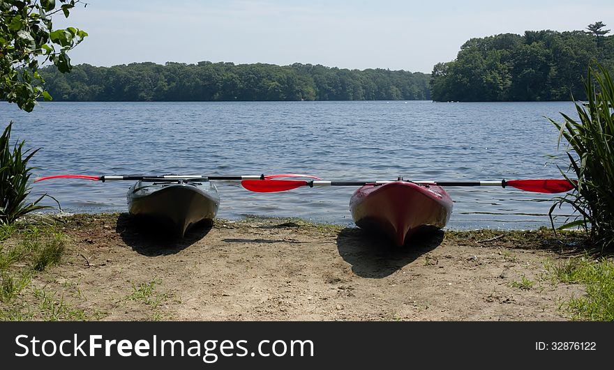 Long Island New York couple of kayaks