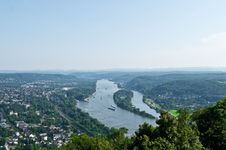 The Rhine Panorama Stock Photography The Rhine Panorama Stock Photography