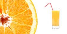 Slice Of Fresh Orange And Juice Stock Photos Slice Of Fresh Orange And Juice Stock Photos