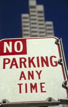 No Parking Sign No.1 Royalty Free Stock Images No Parking Sign No.1 Royalty Free Stock Images