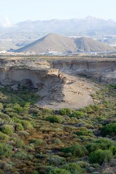 Eroded Volcanic Landscape Royalty Free Stock Image Eroded Volcanic Landscape Royalty Free Stock Image