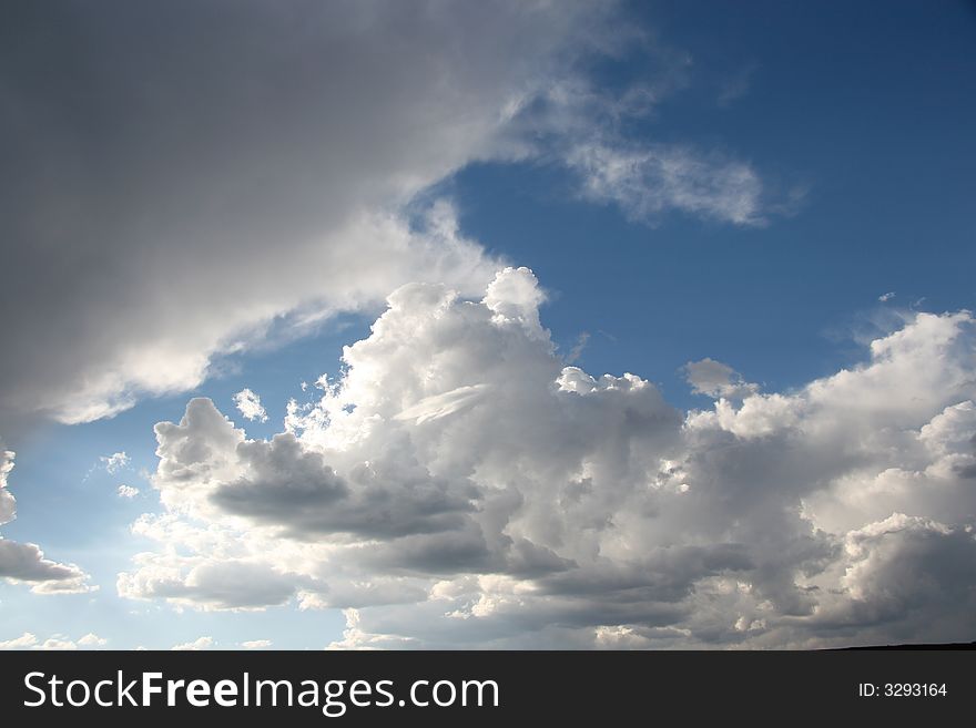 Storm clouds building over the Arizona desert. Storm clouds building over the Arizona desert.