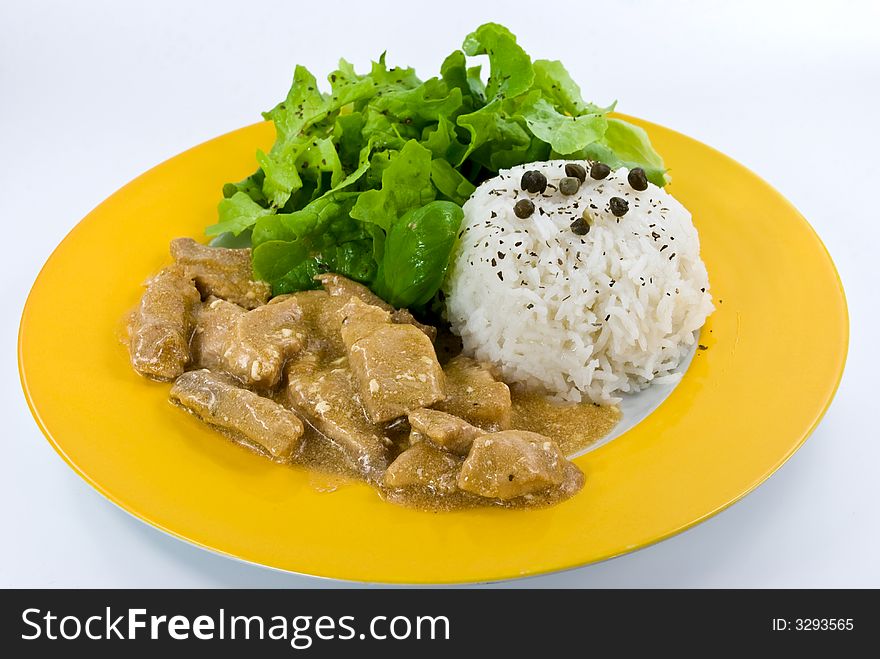 Veal Strips In Cream