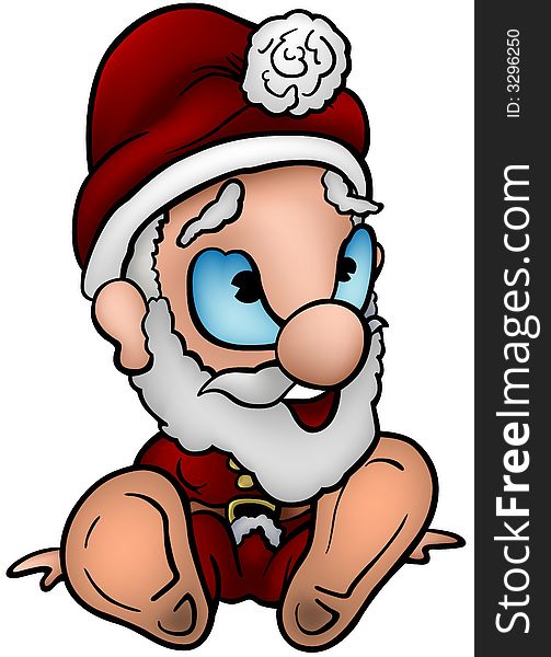 Santa Claus 01 - Highly detailed and coloured cartoon vector illustration