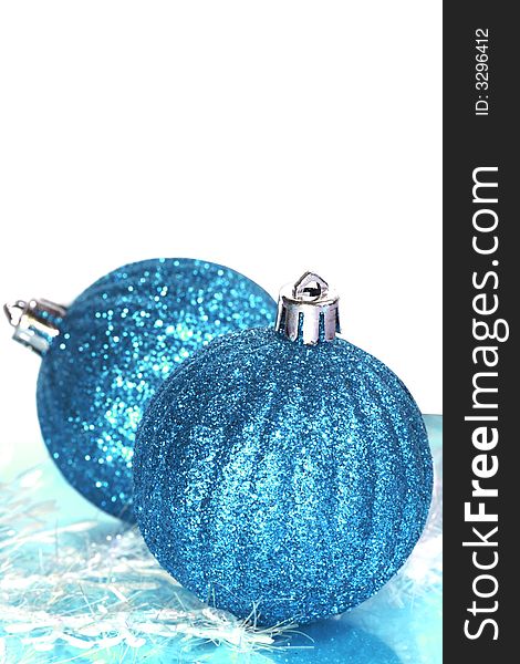 Blue Christmas Balls