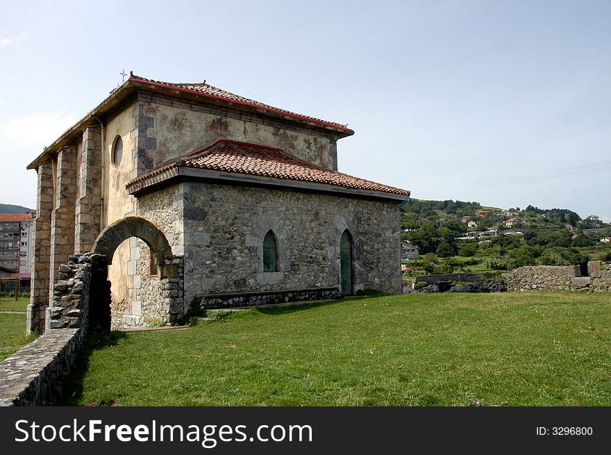 An old catholic spanish church. An old catholic spanish church