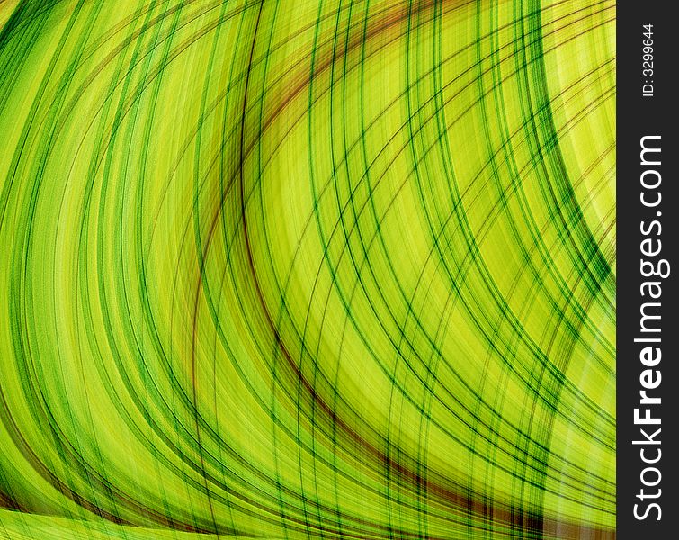 Abstract green curves textured background. Abstract green curves textured background