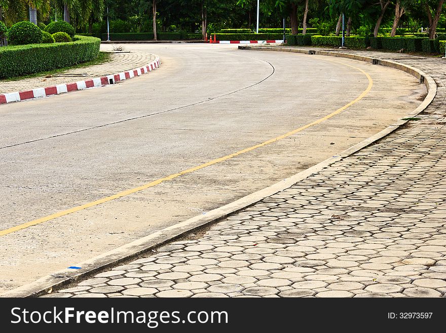 This is Main road in the university