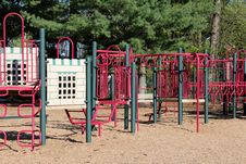 Modern Playground Made With Colorful Piping Stock Photos Modern Playground Made With Colorful Piping Stock Photos