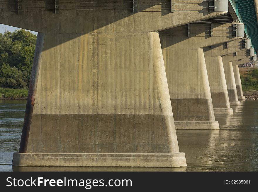 The Diefenbaker Bridge is a Canadian bridge that spans the North Saskatchewan River in Prince Albert, Saskatchewan. The Diefenbaker Bridge is a Canadian bridge that spans the North Saskatchewan River in Prince Albert, Saskatchewan.