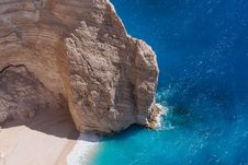 Navagio Beach Cliff, Zakynthos, Greece Stock Photos Navagio Beach Cliff, Zakynthos, Greece Stock Photos