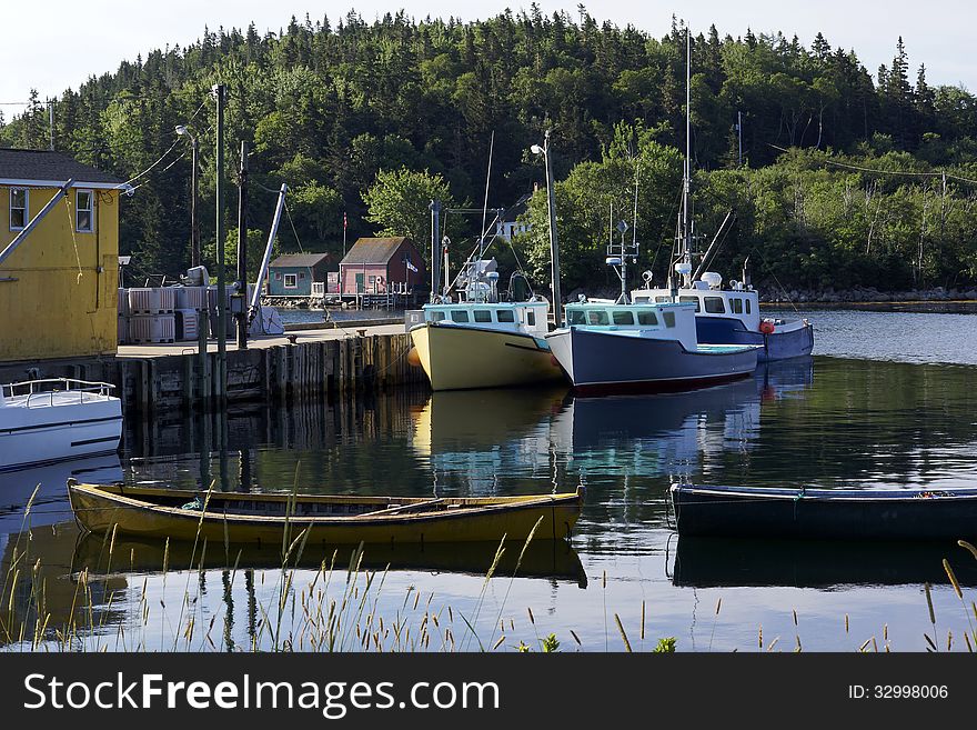 Fishing Boats in Northwest Cove, Nova Scotia