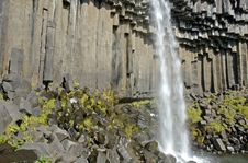 Svartifoss Waterfall Royalty Free Stock Images Svartifoss Waterfall Royalty Free Stock Images