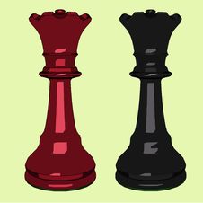 Queen Chess Piece Royalty Free Stock Image