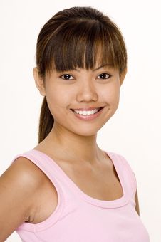 Asian In Pink 11 Royalty Free Stock Photos