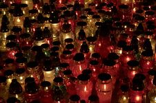 Many Candles Closeup 2 Royalty Free Stock Images Many Candles Closeup 2 Royalty Free Stock Images