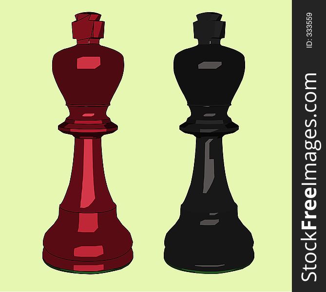 An illustration of a chess piece. An illustration of a chess piece