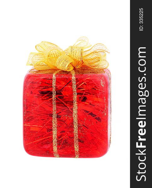 Red Christmas Gift Ornament