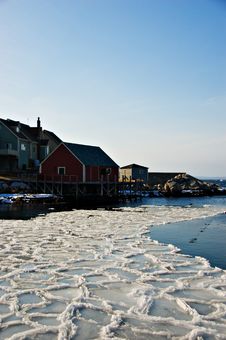 Fishermans Cove On Atlantic Co Royalty Free Stock Photography Fishermans Cove On Atlantic Co Royalty Free Stock Photography