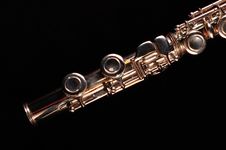 Transverse Flute Royalty Free Stock Photography Transverse Flute Royalty Free Stock Photography