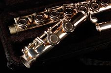 Flute In Case Royalty Free Stock Images Flute In Case Royalty Free Stock Images