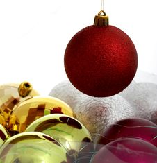 Christmas Balls Royalty Free Stock Photo Christmas Balls Royalty Free Stock Photo